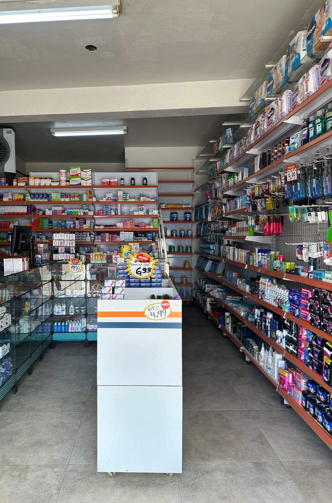 Interior da farmácia