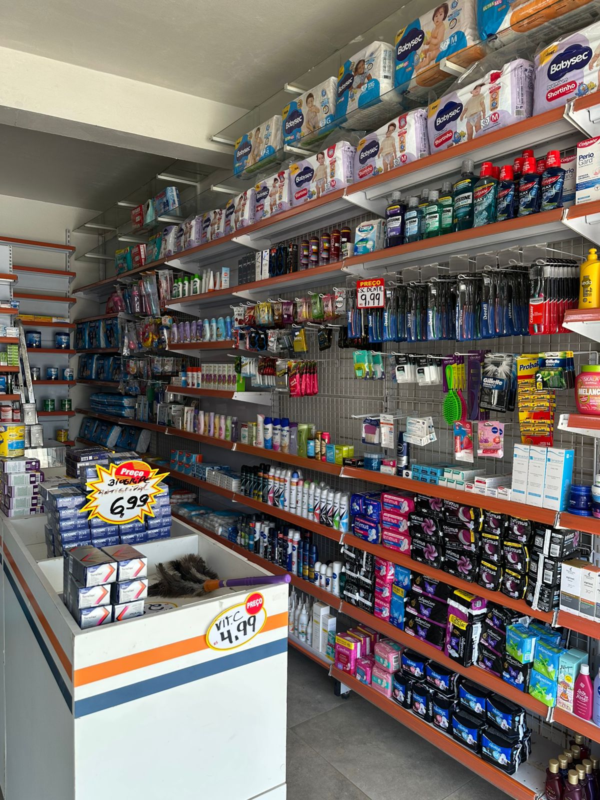 Interior da farmácia