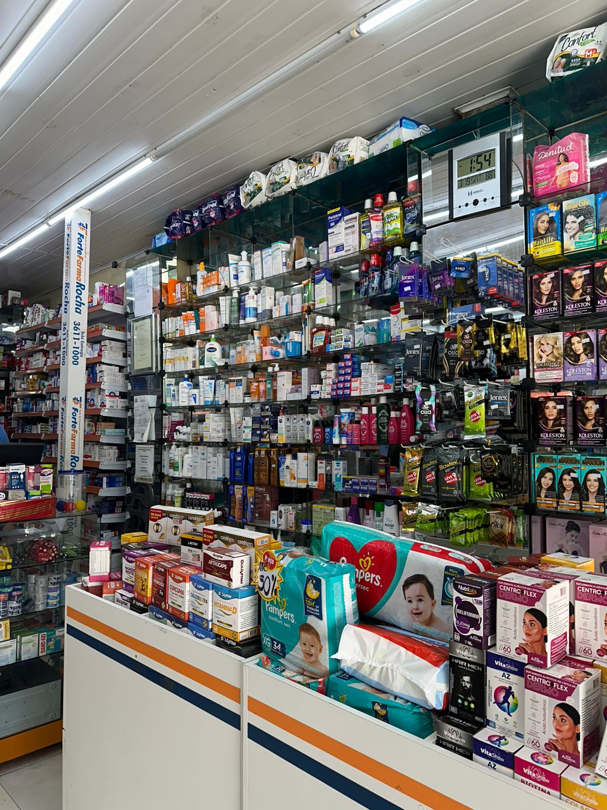 Interior da farmácia